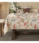 HOMOHEINI Rectangle Table Cloth,100% Waterproof Tablecloth Oil Proof Spill Proof Vinyl Table Clot...