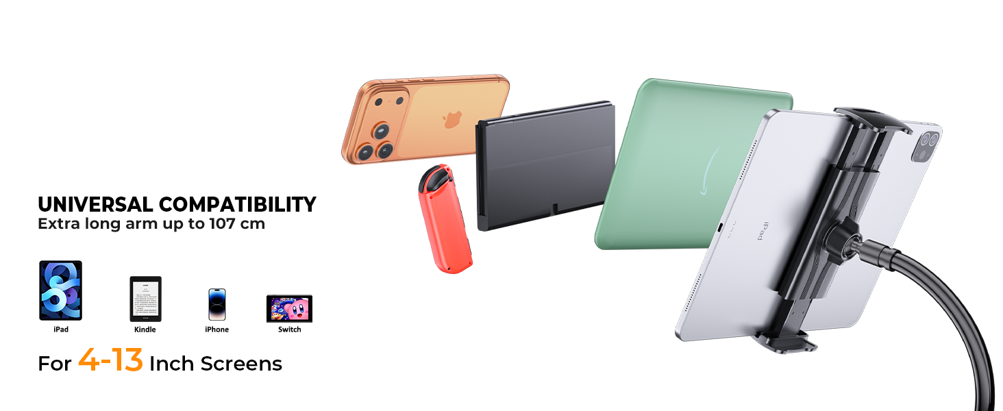 Compatible with 4-13 inch devices