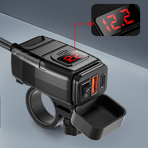 motorcycle phone mount with charger