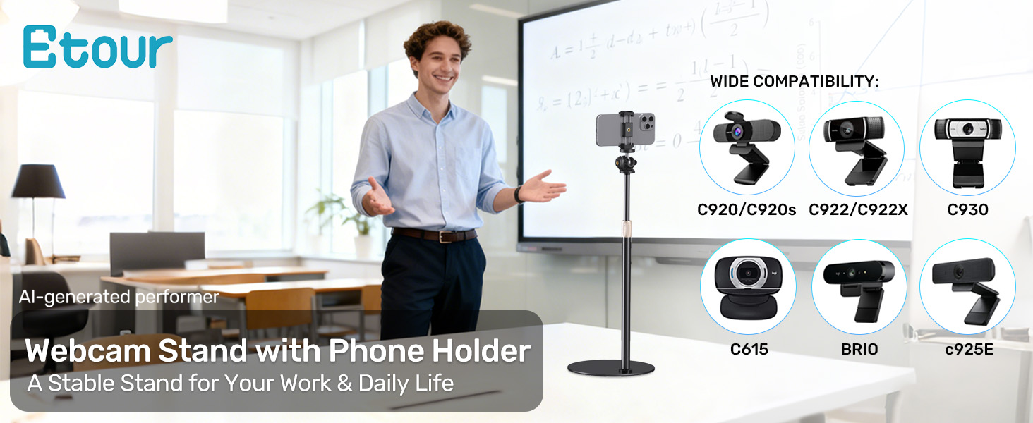 webcam stand for desk