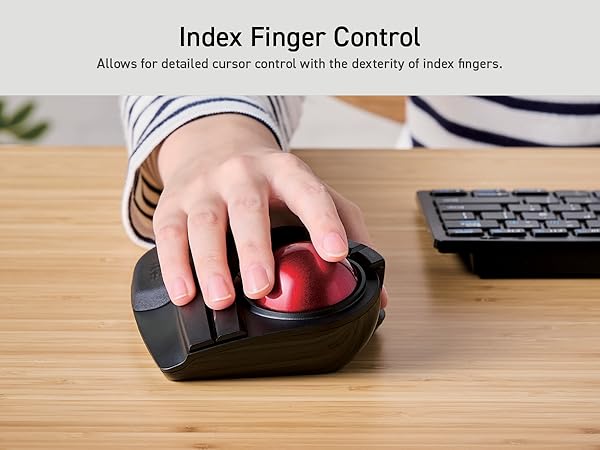 Huge Trackball Index Finger Control