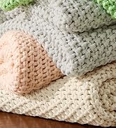BEDELITE Green Throw Blanket Chunky Cable Knit Cozy Blanket for Couch,Super Soft Woven Blanket fo...