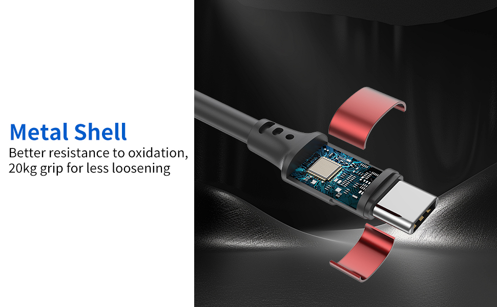 coiled type c cable