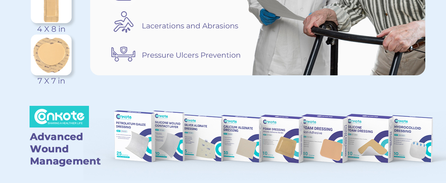 silicone dressing for wounds