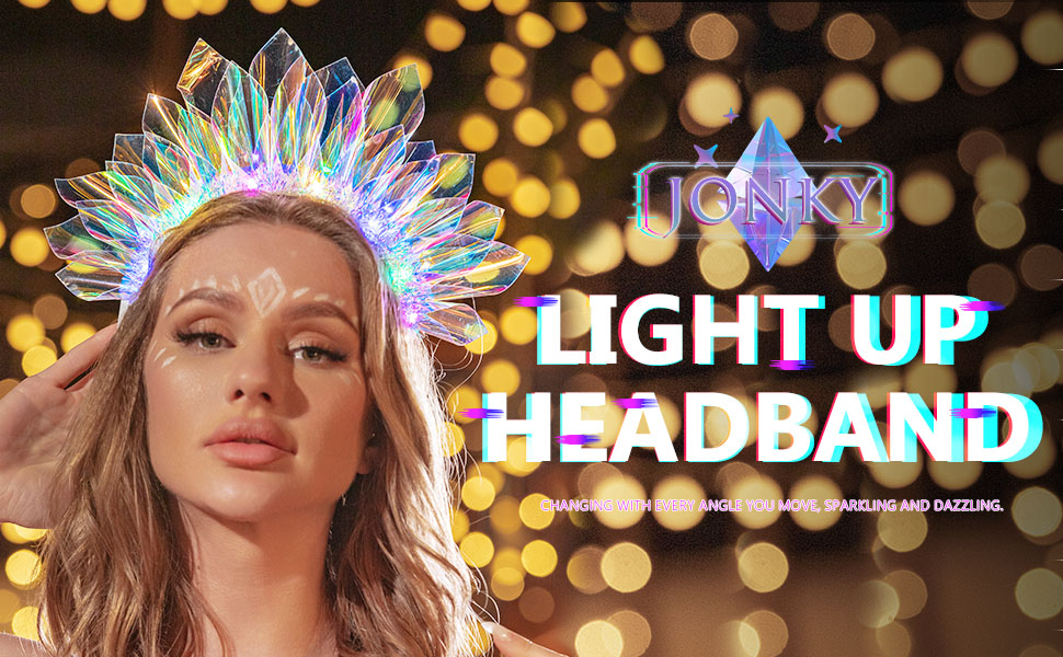 light up headbands light up headbands for women glow in the dark headband glow headband