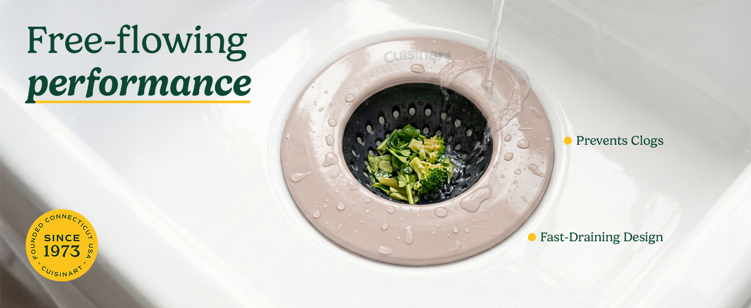 Cuisinart Sink Strainers-Prevents Clogs