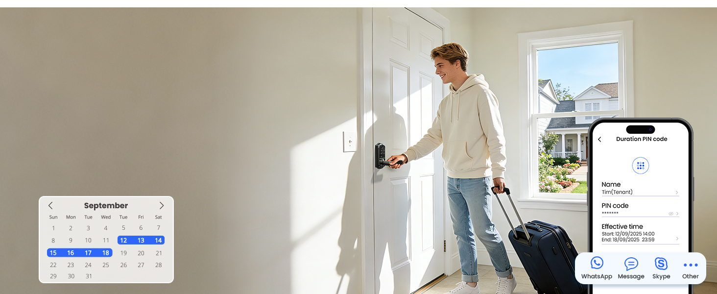 door lock with code