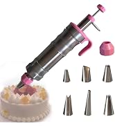 Dessert Decorating Piping Syringe Set Cake Decorating Tool Cookie Gun Press,Icing Decoration Gun,...
