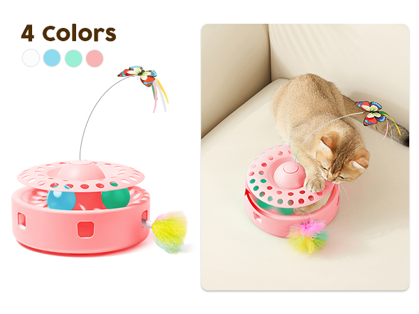 3 in 1 Cat Toy Pink
