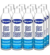 Sprayway Glass Cleaner with Foaming Spray for a Streak-Free Shine for Home and Automotive Use, 19...