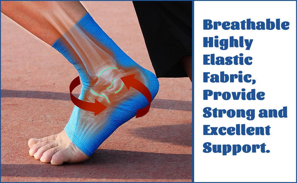 Elastic Breathable Self Adhesive Bandage Wrap