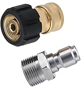 JOEJET Pressure Washer Adapter Set, M22 to 3/8