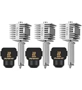 3PCS A1/A1 Mini Hotend 0.2mm+0.4mm+0.6mm Hardened Steel Nozzle Fast Speed&High Temp Integrated St...