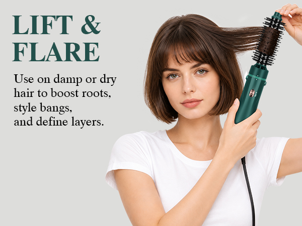 blow dryer brush for short hair