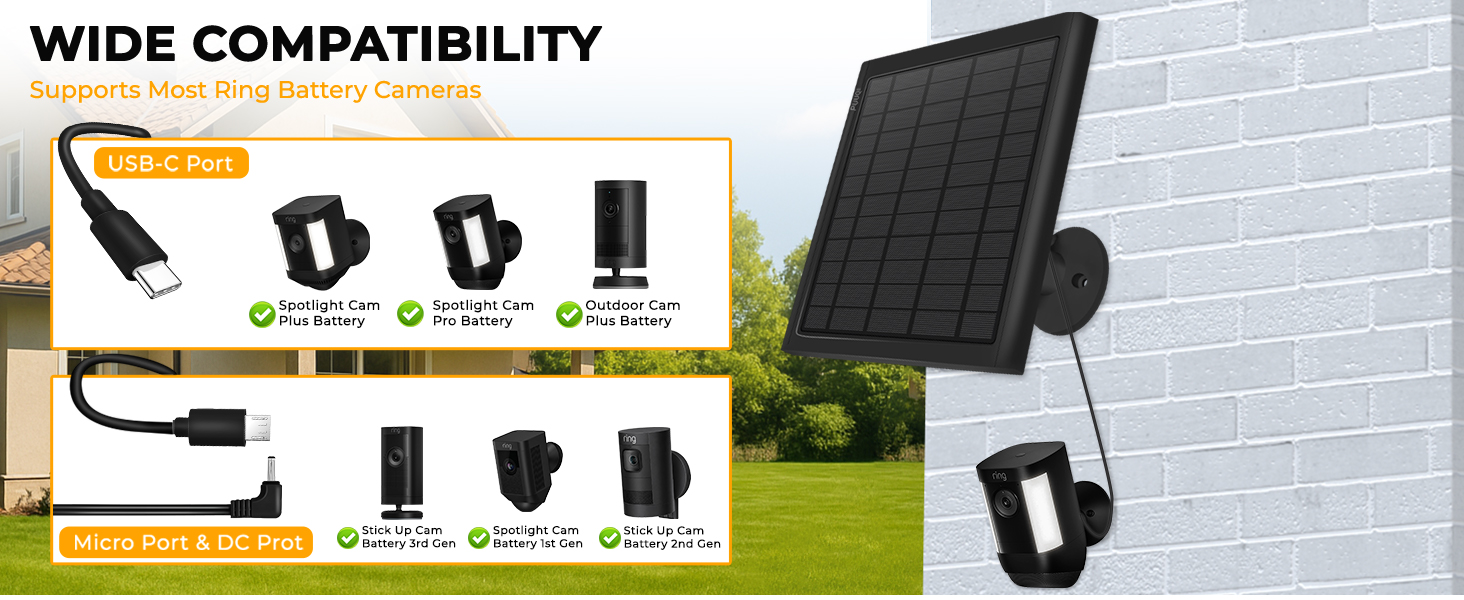ring solor panel charger