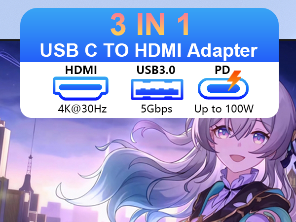 USB C to HDMI Adapter
