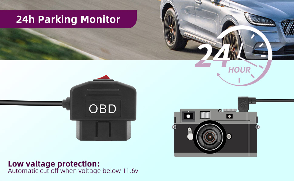 24 h parking monitor