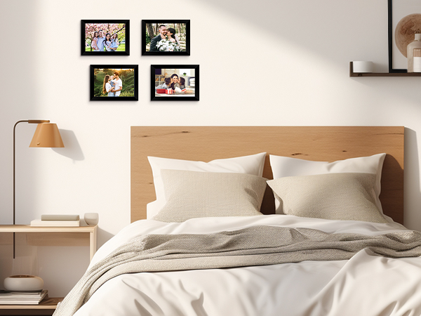 bedroom decor frames