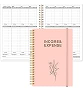 Heveboik Income & Expense Log Book - A5 Income and Expense Ledger Book for Small Business, Accoun...