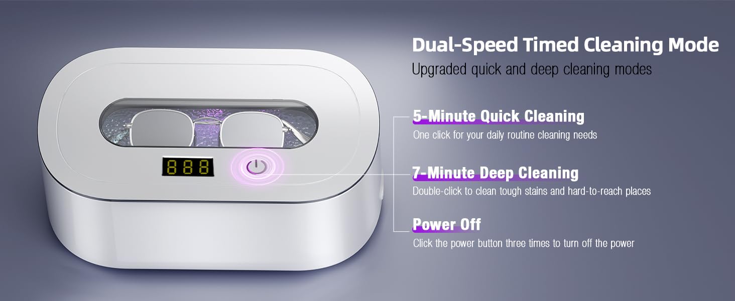 ultrasonic glasses cleaner