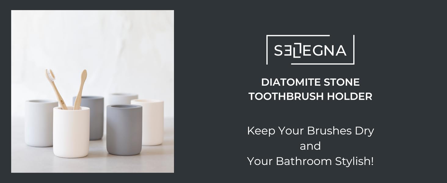 Stone Toothbrush Holder