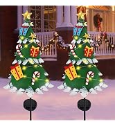 Juegoal 2 Pack Christmas Tree Outdoor Decorations, 41