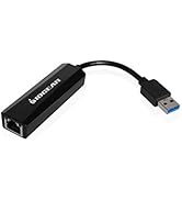 IOGEAR USB 3.0 to Ethernet Adapter - LAN Network Adapter - Gigabit (10/100/1000Mbps) - USB Powere...