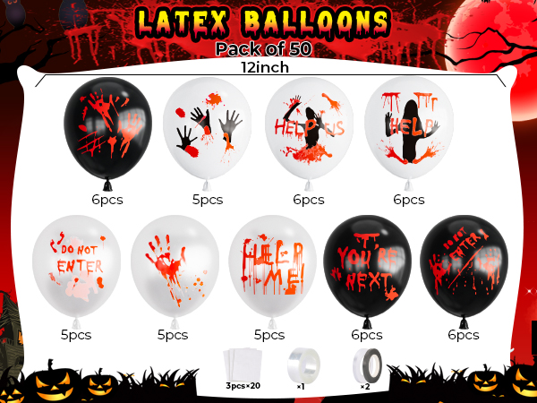 halloween balloons