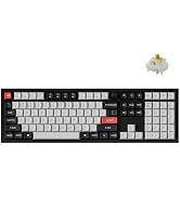 Keychron Q6 HE QMK Wireless 2.4 GHz Custom Keyboard, Rapid Trigger Bluetooth 100% Full-size with ...