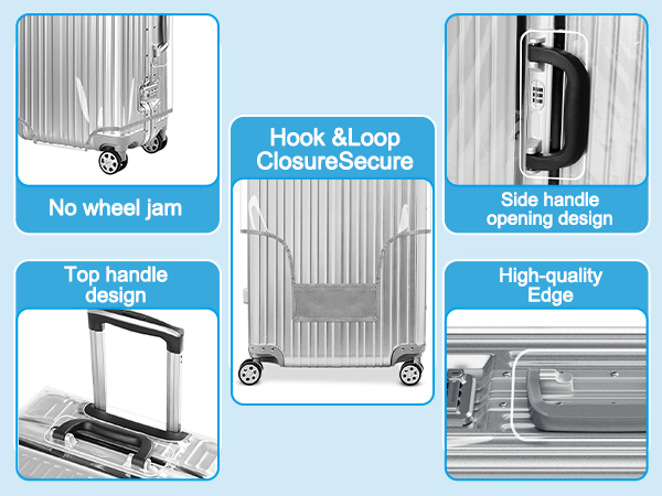 Clear PVC Suitcase Cover Tough Protector