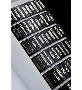 UPAFEXXI-Leather Bible Tabs, Bible Tabs for Women and Men(Gold Foil Lettering) Large Print Sticke...