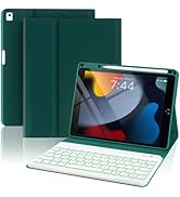 OPAKIT Keyboard Case for iPad 10.2'' 9th/8th/7th Generation, 7-Color Backlit Detachable Bluetooth...