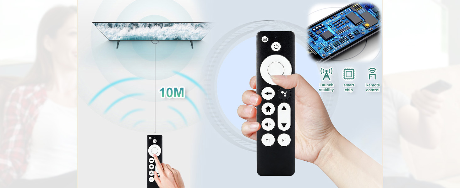 This remote control is highly responsive with no delay.