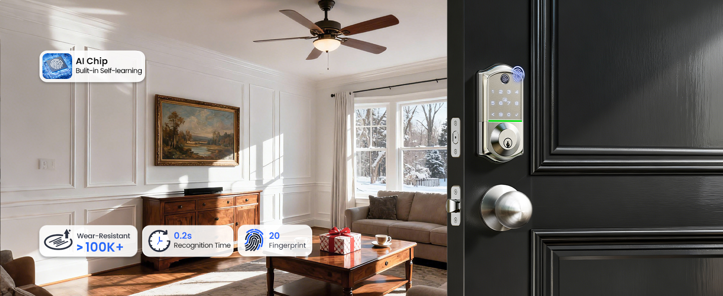 Keyless Entry Deadbolt with knobs