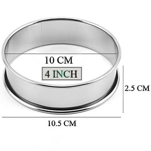4 inch english muffin rings