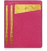 Unaone Slim Minimalist Wallet - Premium Leather RFID Blocking Front Pocket Wallets with 8 Card Sl...
