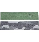Maven Thread 2" Wide Workout Headbands for Women (2 Pack) – Non-Slip Sweatbands for Gym, Running ...