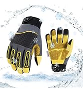 Vgo... 1Pair -20?/-4°F COLDPROOF,Winter Safety Work Gloves,Water resistant & Windproof Gloves(Siz...