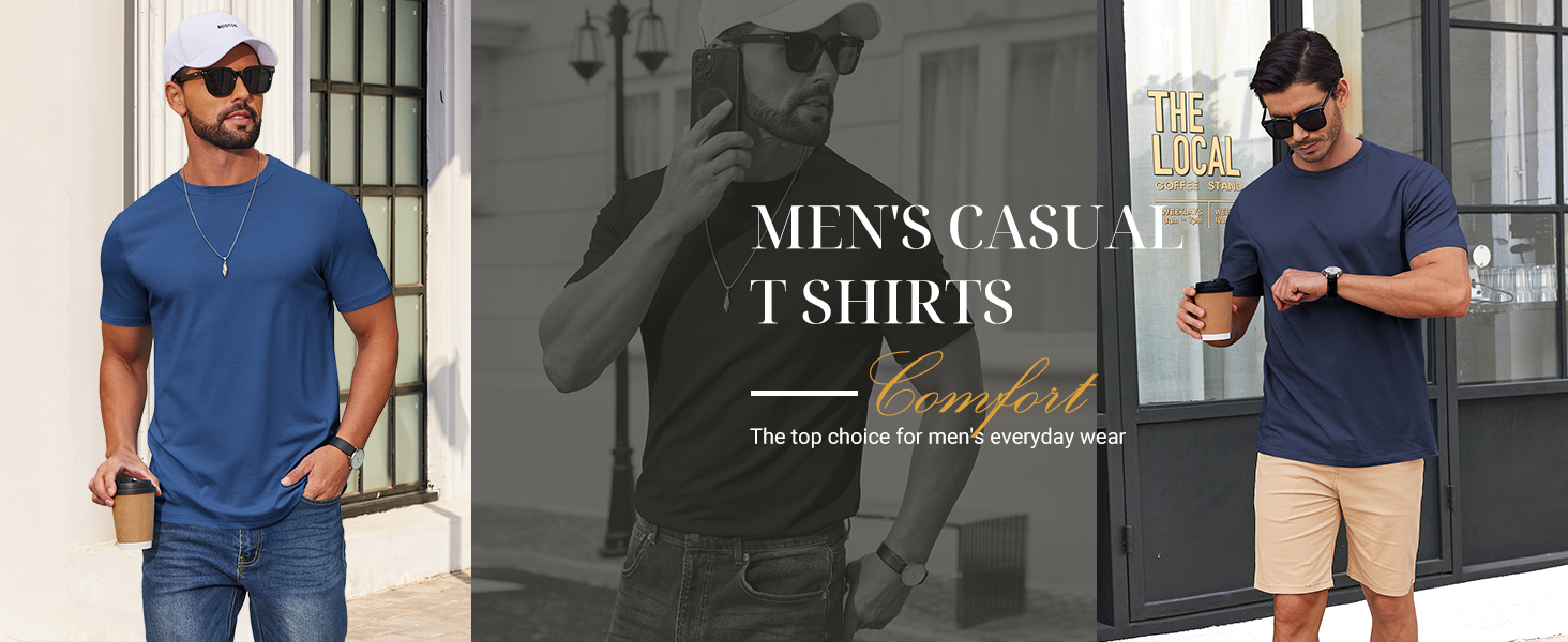 Men's T Shirts Short Sleeve Classic