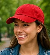 Original Classic Cotton Adjustable Low Crown Baseball Cap. Men Women Unisex Plain Dad Hat