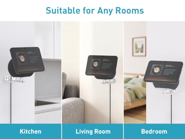 W11-3 Silver Echo show 8 & 11 wall mount-5