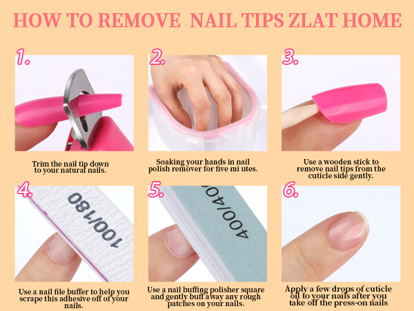 how to remove nail tips