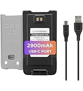 BAOFENG Upgraded BL-9 2800 mAh USB-C Battery with Charging Cable, Replacement Two-Way Radio Batte...
