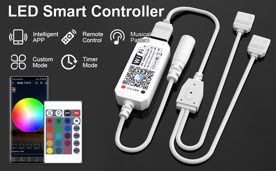 Led corner light wifi