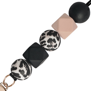 Silicone Beads on the lanyard