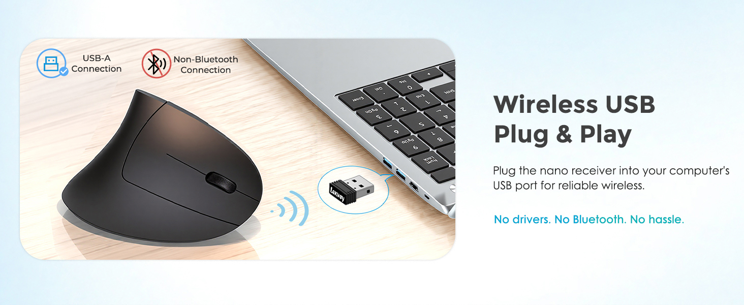 wireless ergonomic mouse