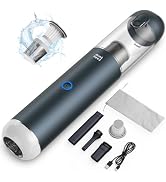 Car Vacuum Portable Cordless 17000Pa - 120W Handheld Vacuum Rechargeable with Blower, Ultra Light...