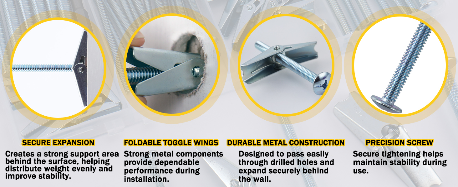 heavy duty drywall anchors toggle bolts wall anchor hollow walls butterfly anchors on sheetrock