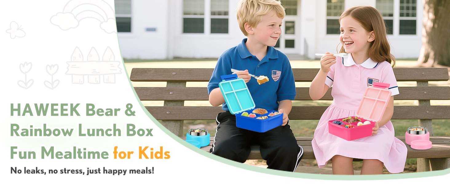 Lunch Box Kids with 5 Compartments