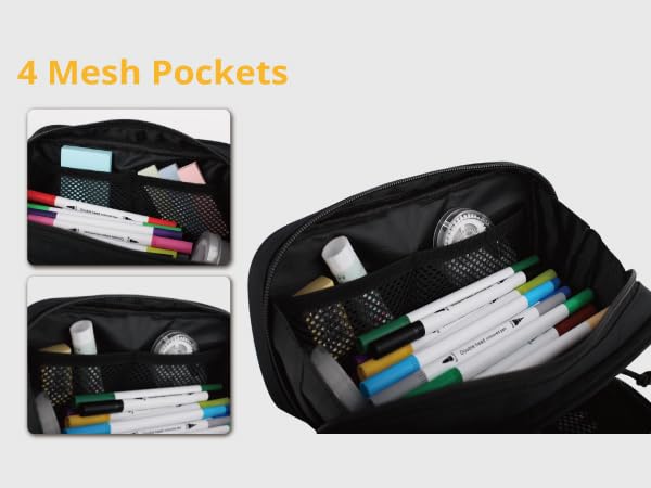 Tactical Pencil Case for Boy,Large Capacity Pencil Pouch,Marker Organizer Case Pen Box